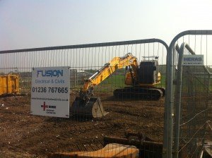 Recent Housing site - Levelled